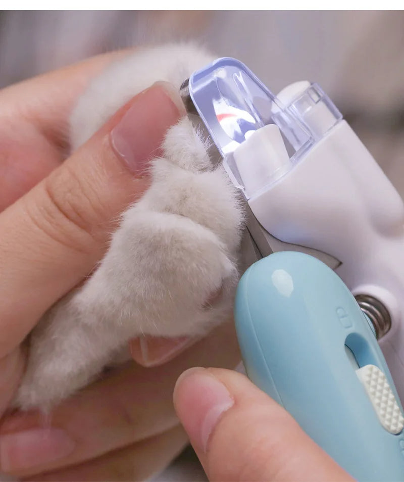 LED Electric Pet Nail Clippers & Grinder - Safe & Easy Dog & Cat Nail Care!