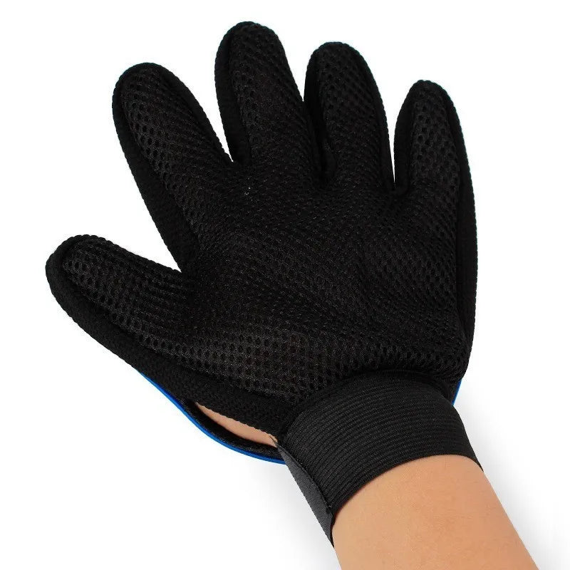 Professional Pet Grooming Glove for Cats and Dogs - Deshedding Brush and Comb for Effective Pet Hair Removal