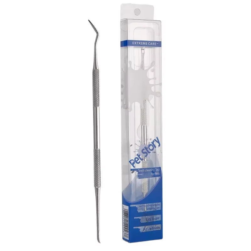 Stainless Steel Pet Dental Tool for Tartar Removal and Oral Hygiene