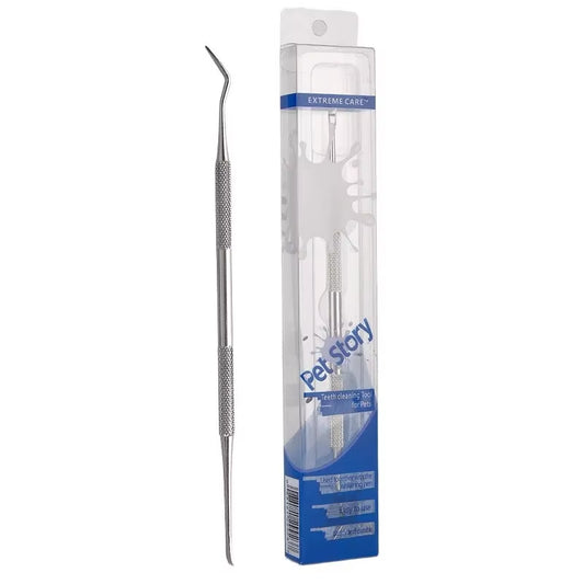 Stainless Steel Pet Dental Tool for Tartar Removal and Oral Hygiene